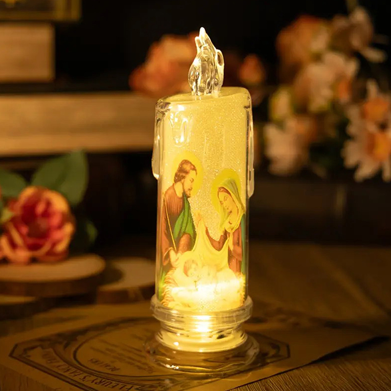 Desk Setup Lamp - Gesù Vergine Cristo Lampada a candela