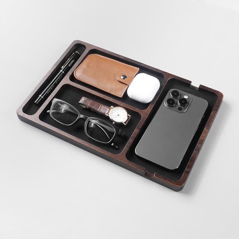 Vassoio portaoggetti in legno  - Desk Setup Minimalist recensione e prezzo